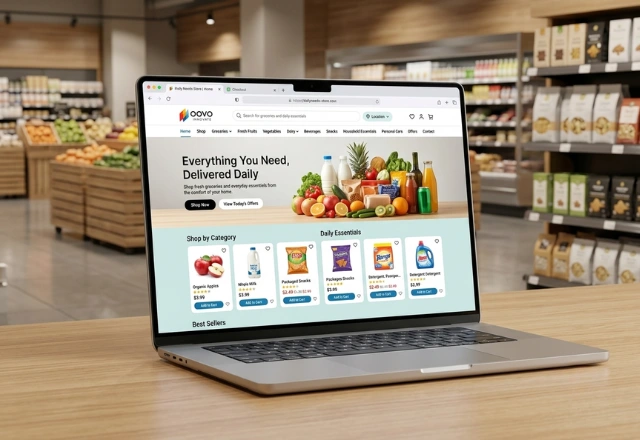 Best Online Daily Needs Store Development