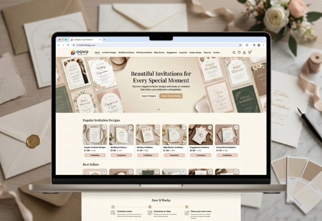Invitation Card Website