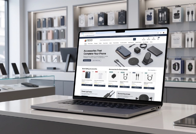 online mobile accessories website development