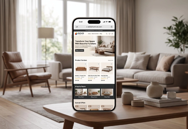 online furniture shop website