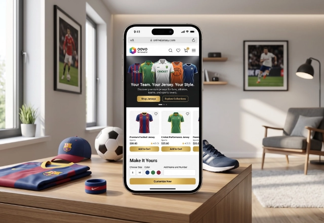 Online Jersey Shop Website