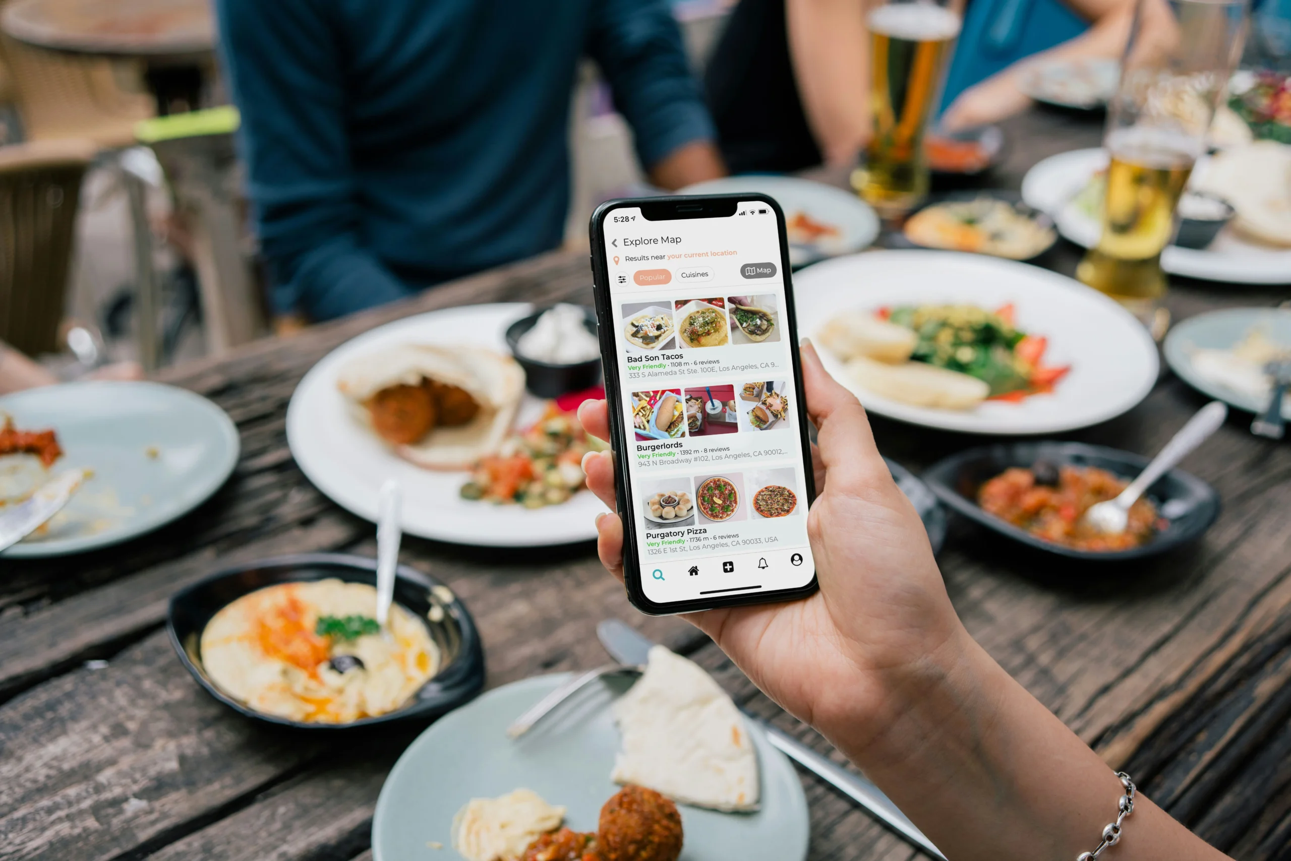 food delivery website development