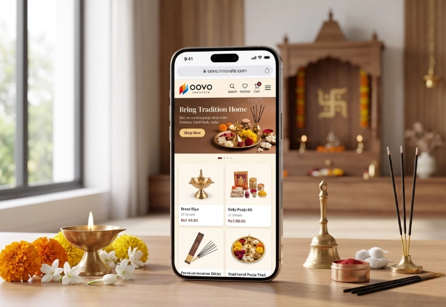 online pooja store website development