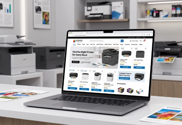 Online Printer Store Website