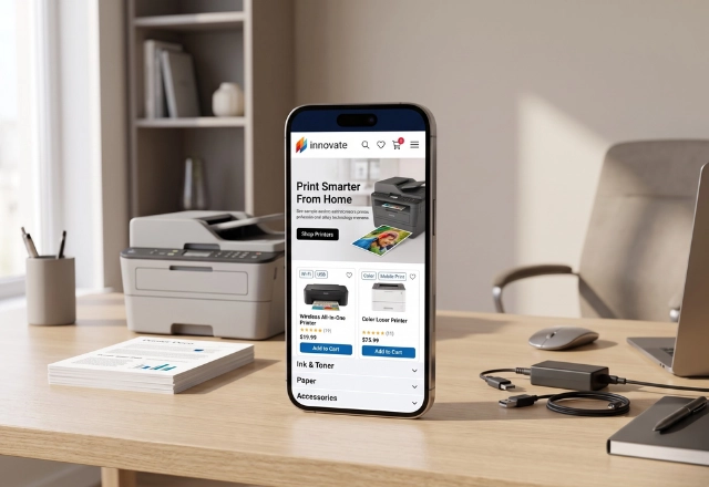 Online Printer Store Website