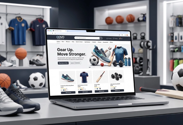 Online Sports Shop Website