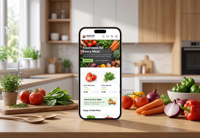 Online Vegetable Shop Website