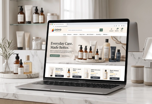Personal Care eCommerce Website