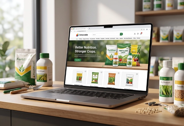 Online Pesticide and Fertilizer Website Development