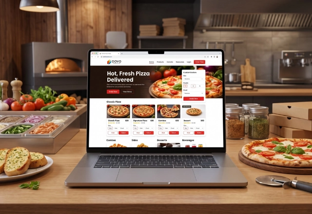 Online Pizza Shop Website Development