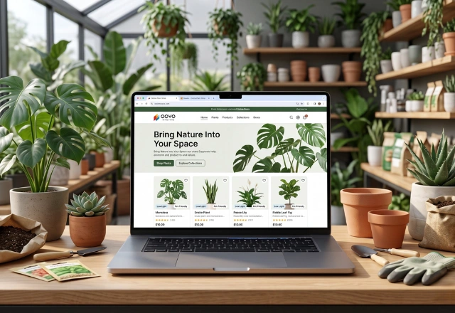 Online Plant Shop Website Development