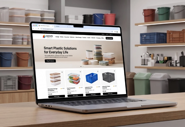 Online Plastic Product Website Development