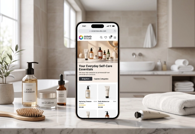 Online Skincare Website Development