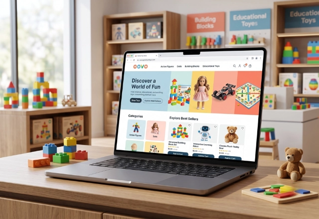 Online Toy Store Website Development