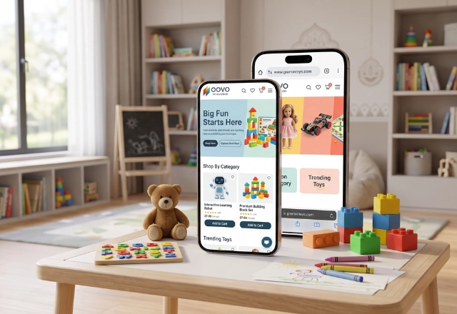 Online Toy Store Website Development