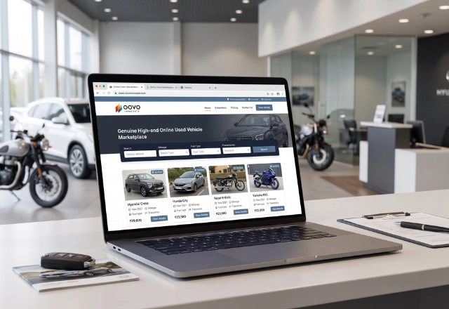 Online Used Vehicle Business Website Development