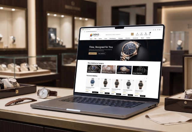 Online Watch Store Website Development