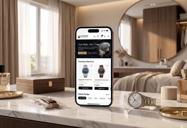 Online Watch Store Website Development